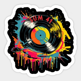 Sum Splash Colorful Sticker